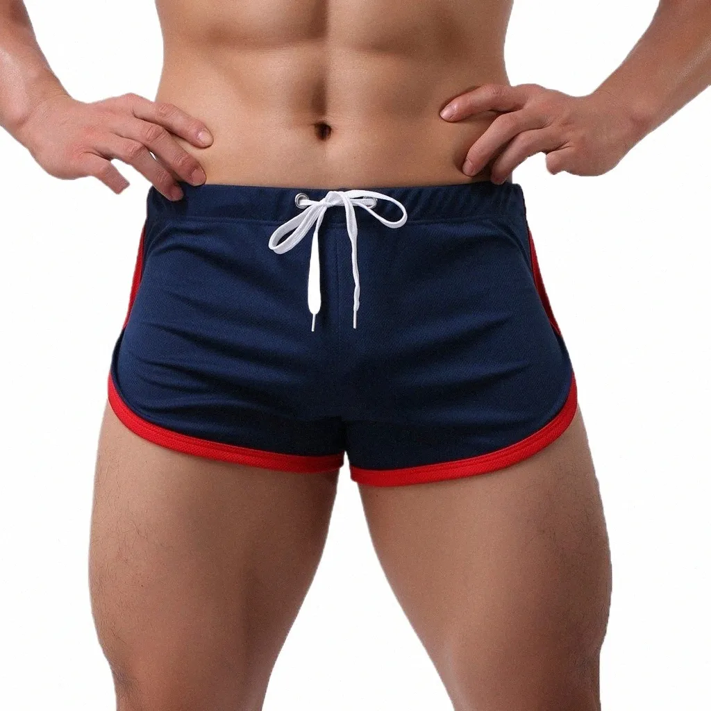 Solid Casual Sneldrogende Sportshorts voor Mannen Zomer Gym Fitn Voetbal Running Shorts Heren Korte Broek Strand Shorts Q6r9 #