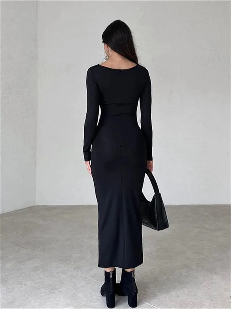 black silk shirt dress long sleeve Elizabello Satin Midi Shirt Dress