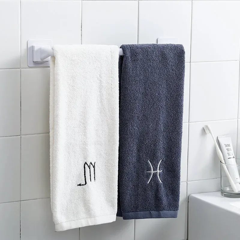 Badrum handduk förvaring rack toalett handduk handduk förvaring rack väggmonterade badrum krok kök våtseror hängande prylar