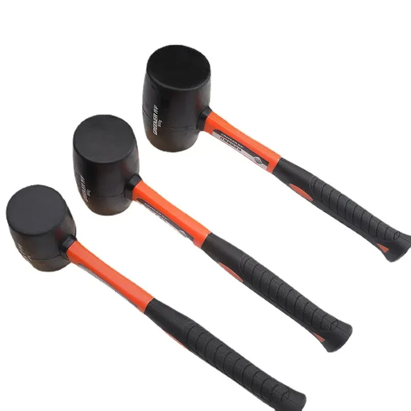 Hammer K50 Rubber hammer Heavy Duty Mallet Professional Floor Ceramic Tile Installation Fiberglass Hammer Hand Tools