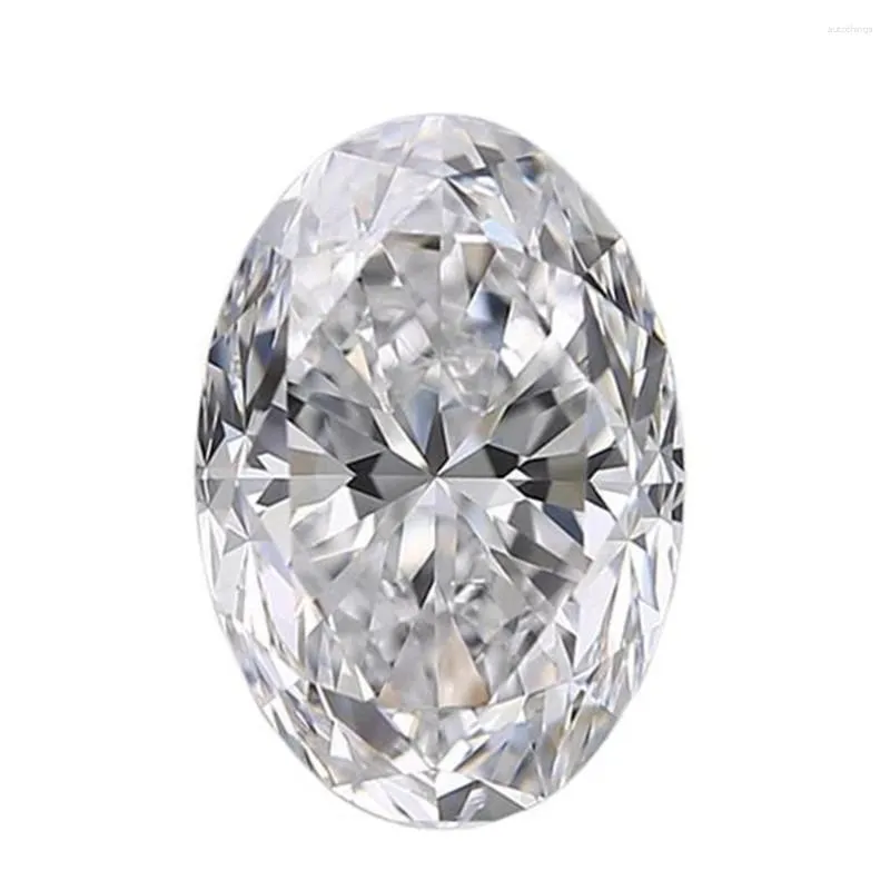 الماس فضفاضة nicegems 3.35ct oval f color vs2 الوضوح الممتاز مختبر مختبر الماس المعتمد