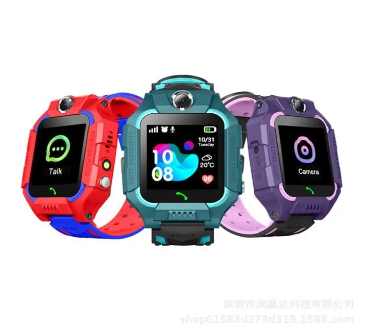 Q19 enfants enfants montre intelligente LBS positionnement Lacation SOS Bracelet intelligent avec caméra lampe de poche bracelets portables pour bébé Safe5882555