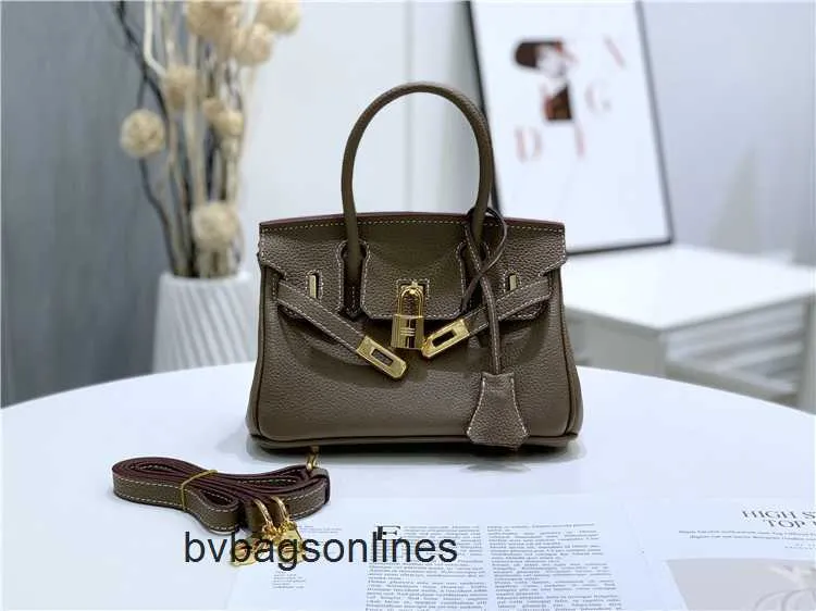 Original birkkns Bag 2024 new bag Togo grain head layer Cow Leather Mini womens portable One Shoulder Messenger Fashion RXGA