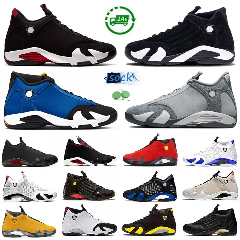 14 Men Basketball Shoes 14s Flint Grey Black White Laney Ginder Winterized Gym Red Gold Thunder Black Toe Reverse Hyper Royal Candy Last Shot Mens Sports Sneakers 40-47