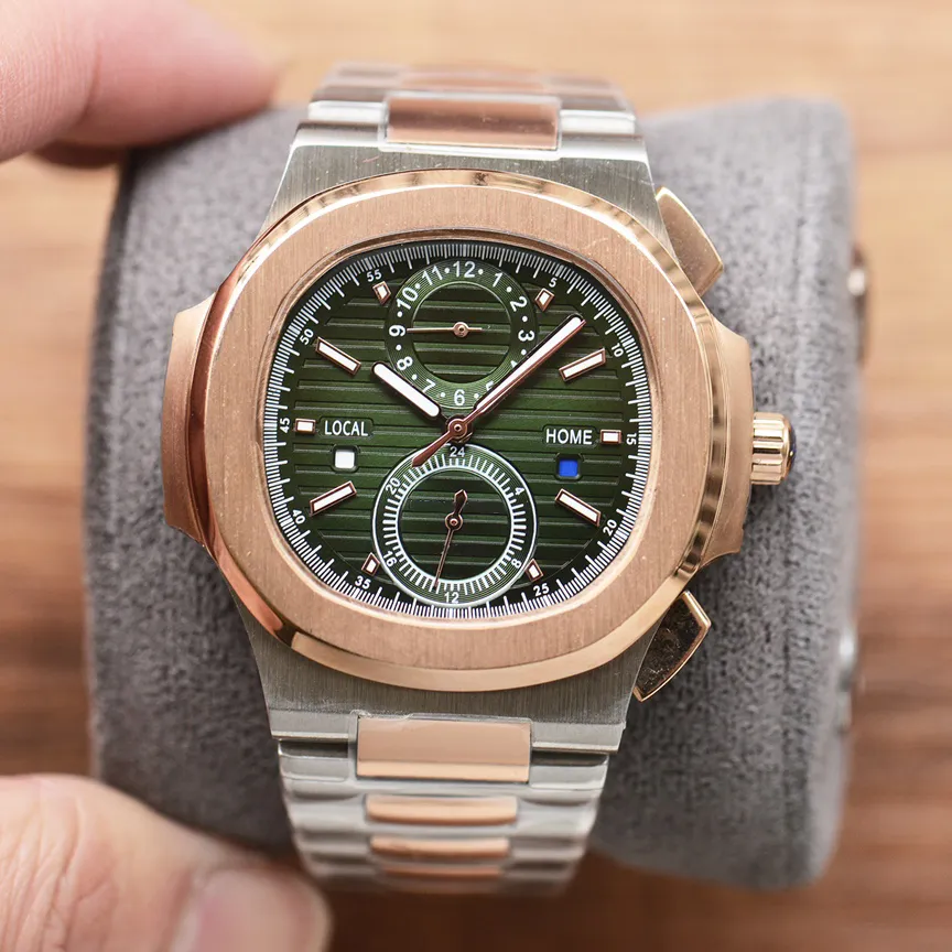 Herren Uhr hochwertige automatische mechanische Bewegung Wache 40 mm Edelstahl Zifferblatt wasserdicht 316L Fine Edelstreifen Montre de Luxe Business Armbanduhren