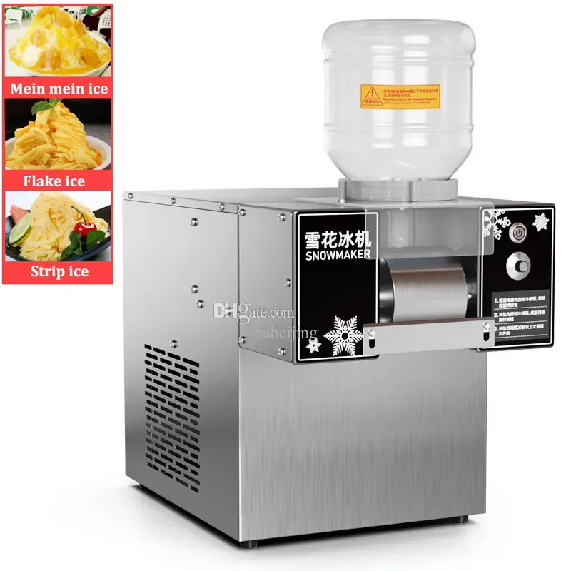 Ice Crushers Savers Bingsu Machine Flake Snow Ice Machine Ice Shaving Crusher Smoothies Snowflake Maker