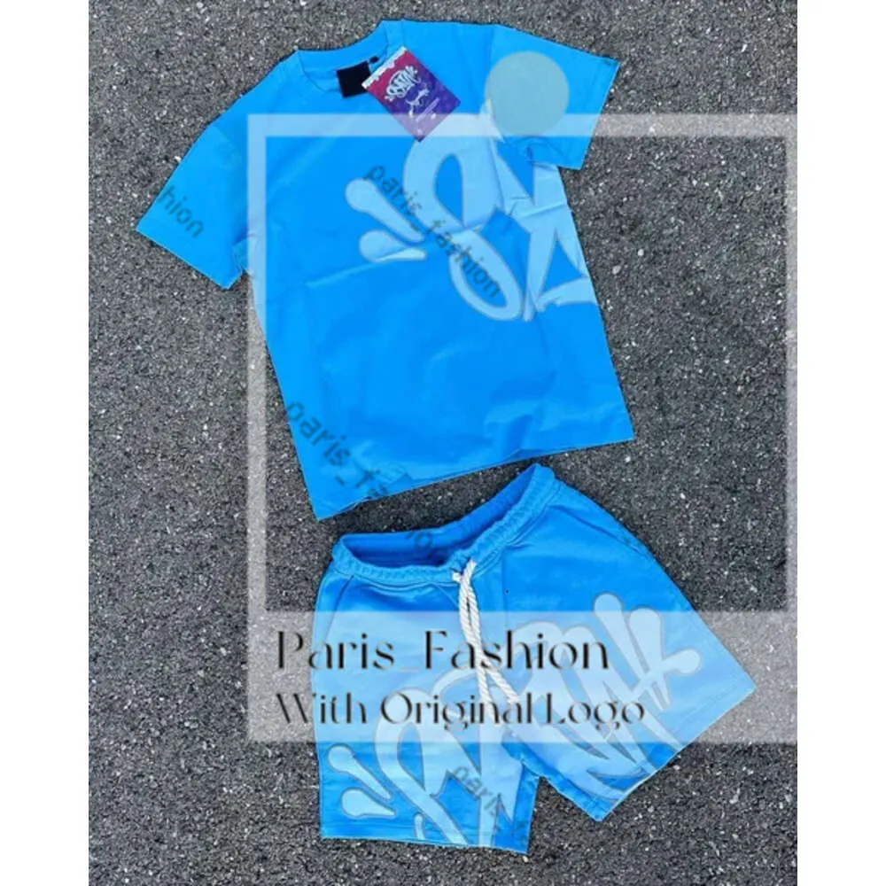 Męskie koszule Syna Summer Syna Short Set World Sylaworld Tracksuit Syna World Track Suit Krótki zestaw XS Tracksuit 388