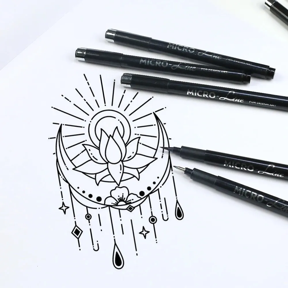 Simple Calligraphy Pen Art Easy Black Pen Drawing Simple Black Pen Art