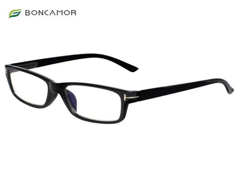 Zonnebril Boncamor Leesbril Trendy Rechthoekig Frame Blauw Licht Blokkerend Computer Brillen Lezers Heren En Dames3336105