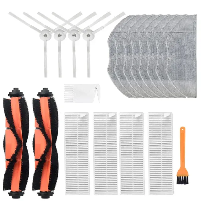 Gimbals Nieuwe Hoofdborstel Hepa Filter Zijborstel Mop Doek Clean Tool Kit voor Xiaomi Mijia G1 Mjstg1 Mi Robot Vacuummop Essentiële Onderdelen