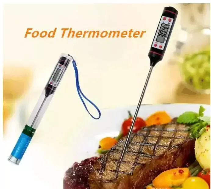 Food Grade Digital Cooking Food Probe Meat Kitchen BBQ Selectable Sensor Thermometer Portable Digital Cooking Thermometer