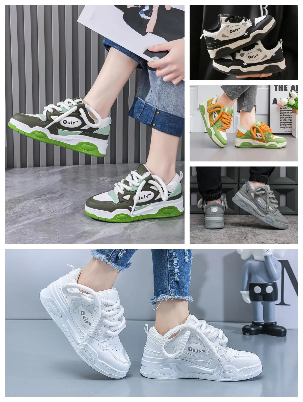 Designer Shoe Lace Up Platform Sneakers Noir Blanc Bleu clair Hommes Femmes Casual Chaussures GAI Taille 35-45 Chaussures Plate-forme UNISEXE Livraison gratuite