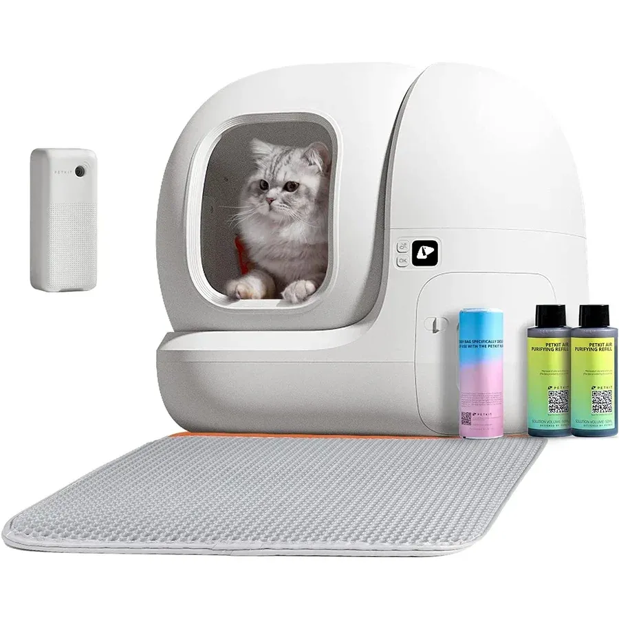 PETKIT PURA MAX Bac à litière pour chat Application autonettoyante automatique Version mondiale Grand bac à litière intelligent Areneros Para Gato Toilette pour chat