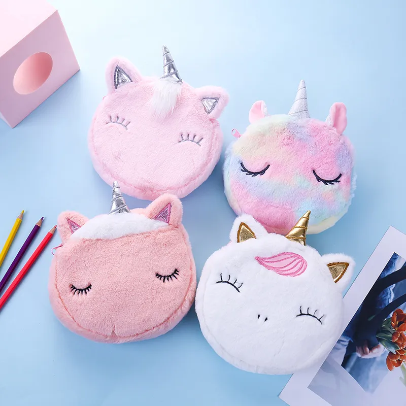 2024 Hot Sale Wholesale Girls Backpacks Cute Unicorn Animals Messenger Bag Kids Keys Coin Pass