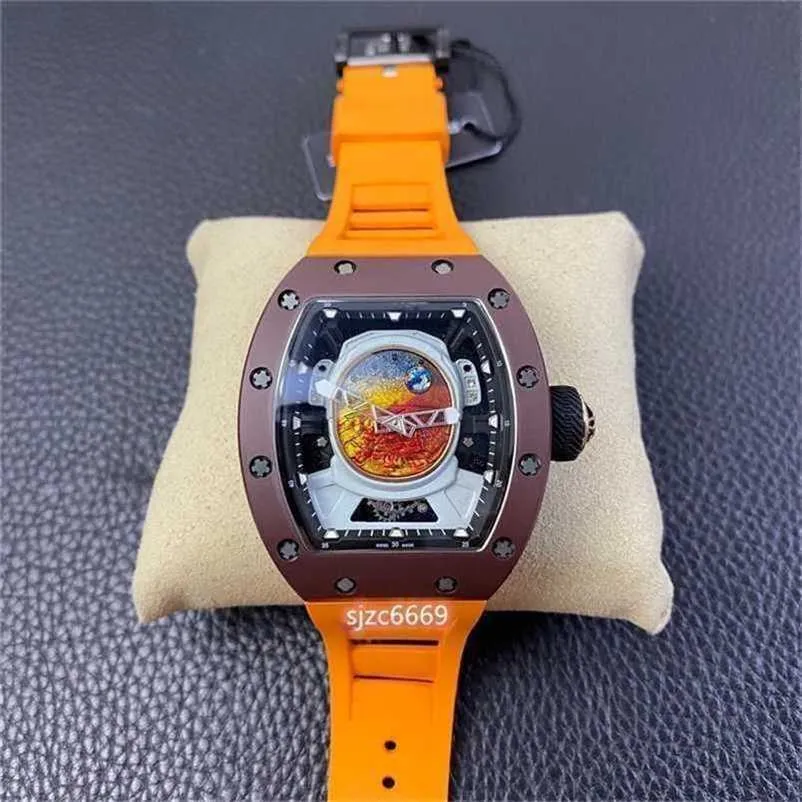 Richrsmill Watch Swiss Watch vs Fabrika Karbon Fiber Otomatik Fabrika Saati RM52-05 Sapphire Natural Straplo4u ile Geliyor