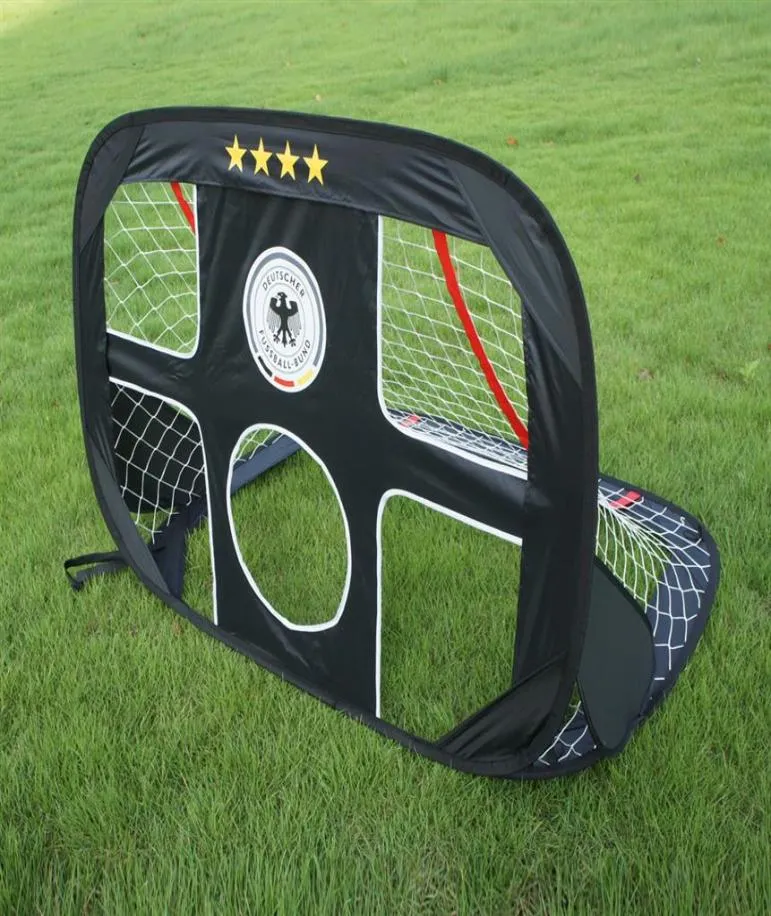 WISHOME Pop Up Gol de Futebol Portátil Portão de Futebol Crianças Futbol Gol Dobrável Net para Crianças Ao Ar Livre Brinquedo Interior Equipamento de Futebol 2634232505