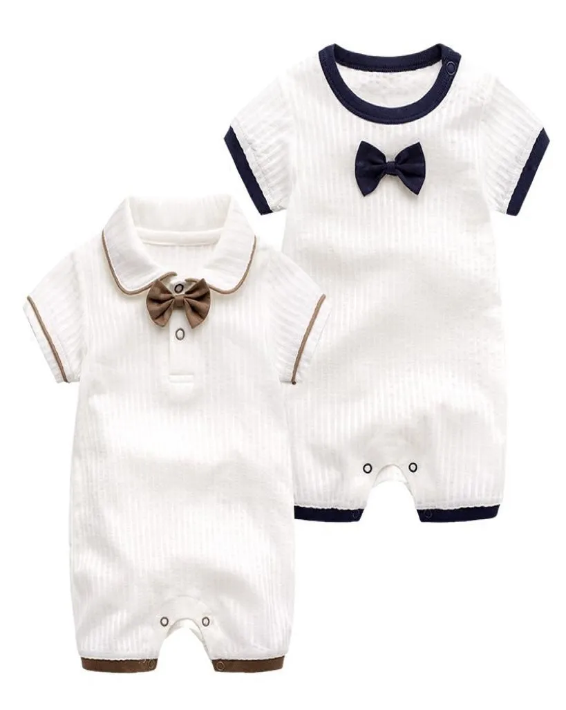 Retailwhole Baby-Strampler, Säugling, Neugeborene, Baumwoll-Strampler mit Schleife, Onesies, Overall, Overalls, Kinder, Designer-Kleidung, Kinder, bou9601358