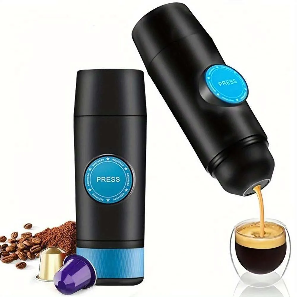 1pc, Portable Hot Cold Extraction Espresso Hine Capsule and Powder for RV Outdoor Camping Picnic Office Travel Maker Coffee Bar Accessor Back to School