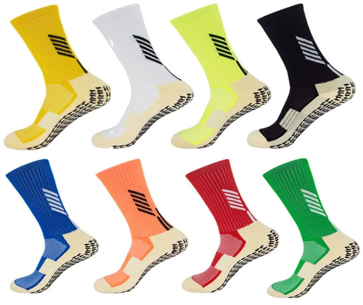 Calzini da calcio Calzini da calcio antiscivolo da uomo simili ai calzini Trusox per basket corsa ciclismo palestra jogging3648204