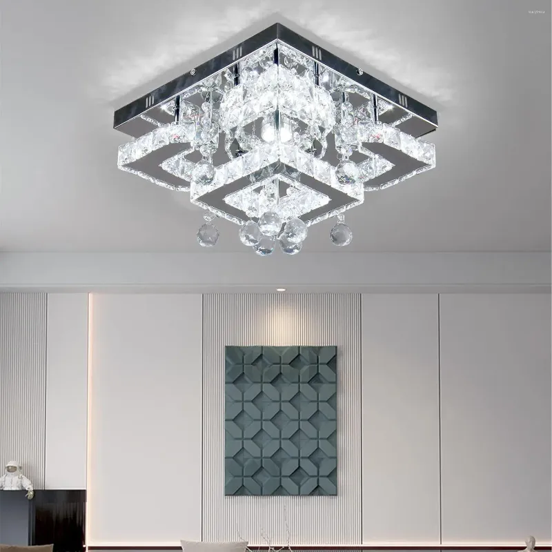 Deckenleuchten FRIXCHUR Kronleuchter Licht Luxus Moderne Kristall Led Für Schlafzimmer Wohnzimmer Flur