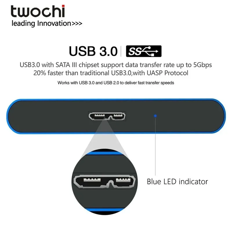 Zewnętrzny dysk twardy 2.5 Przenośny dysk twardy HD EXTO 80GB 160G 1TB 2 TB 4TB USB3.0 Dysk twardy dla komputera Przenośne HD dla dysków USB3.0