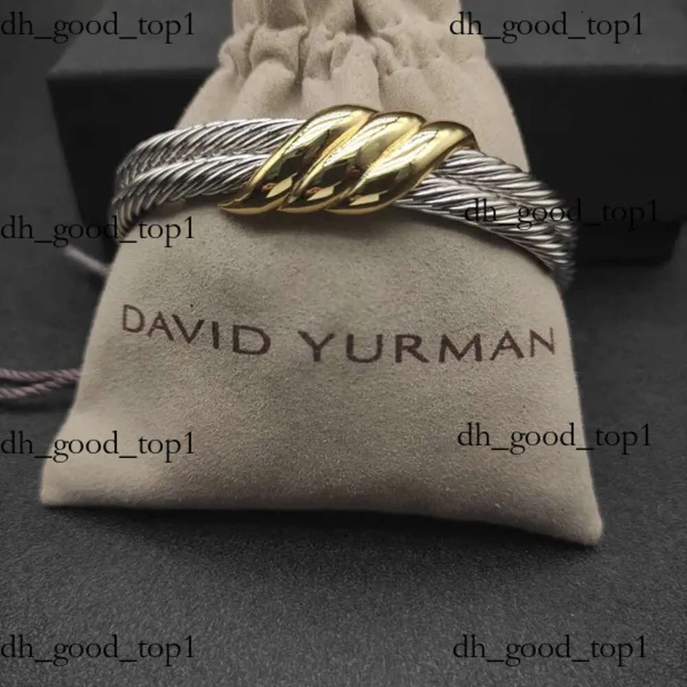 DY DESGINER DAVID YURMA SMEEXKE TOPAMALT KVALITETS Armband Enkelt och elegant Populärt Twisted Rope Fashion Ring David Armband Punk Jewelry Band Fashion David 286