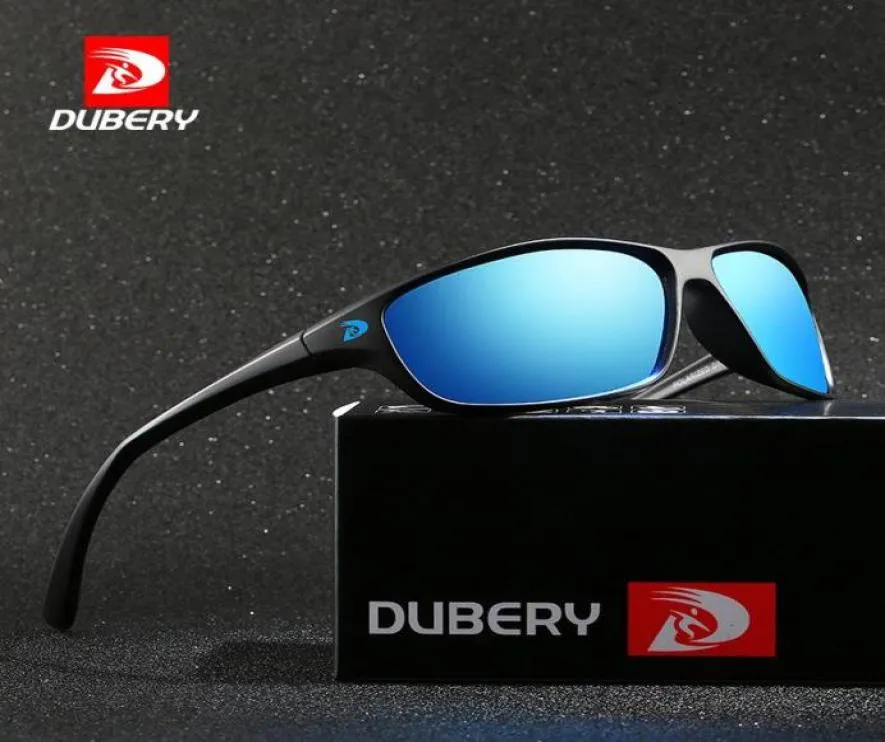 Sonnenbrille Dubery Square Polarisierte Männer Marke Design Fahren im Freien Sport übergroß