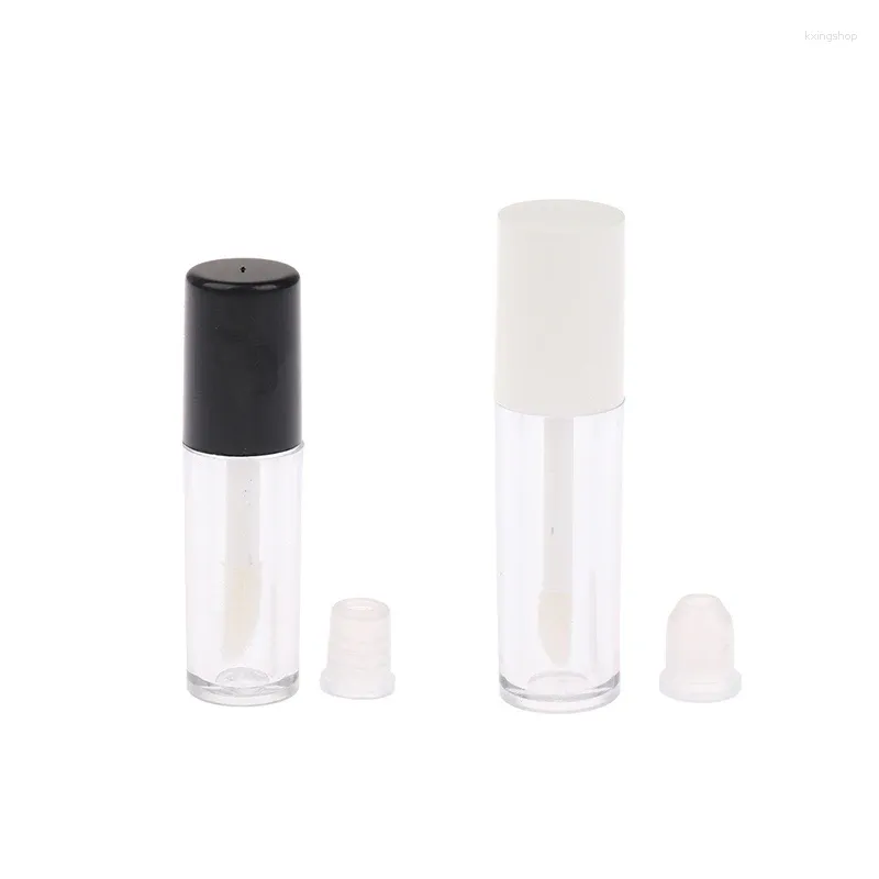 Garrafas de armazenamento tubos de brilho labial tubo de brilho labial embalagem líquido delineador rímel batom garrafa vazia recipientes cosméticos recarregáveis