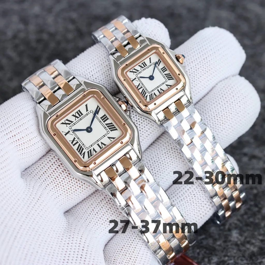 luxury watch For Lady Gift womens watch Square Watches Designer Diamond Watchs Panthere 316L Stainless Steel Quartz Gemstone top quality with design de luxe