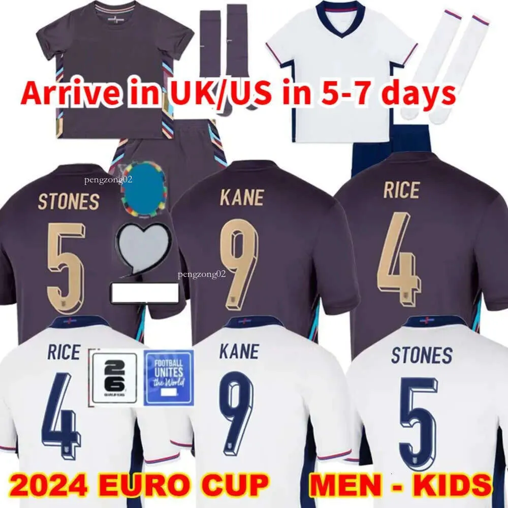 2024 Euro Cup Englands BELLINGHAM Fußballtrikots Nationalmannschaft 2024 2025 TOONE Fußballtrikot WEISS BRIGHT KANE STERLING RASHFORD SANCHO GREALISH Männer Kinder Kit 35 34