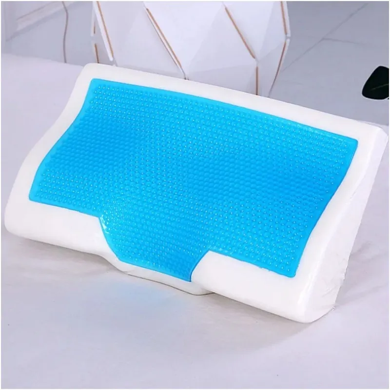 2024 Memory Foam Gel Cuscino Ortopedico Estate ghiacciato Anti-russare Cuscini Rimbalzo lento Sonno Morbido Assistenza sanitaria Cuscino il collo Biancheria da letto