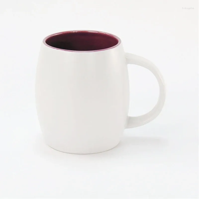 Tazze Tazza in ceramica smaltata colorata di alto livello per la colazione domestica