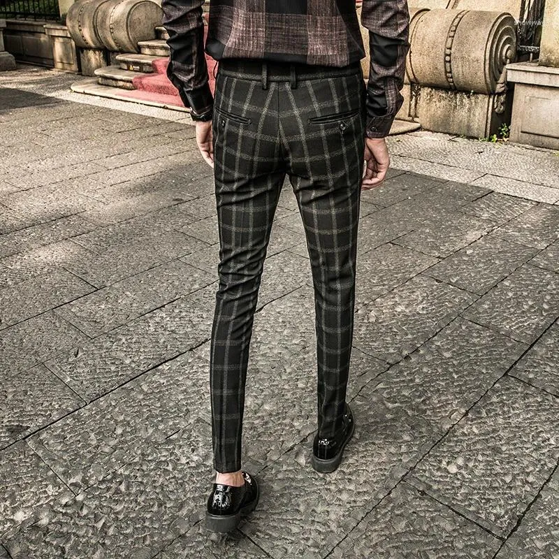 Men's Suit Pants Business Formal Plaid Skinny Trousers with Long Sleeve  Blazer and Hooded Acetate Material from Dhgate Men's Suits & Blazers -  price 81.32