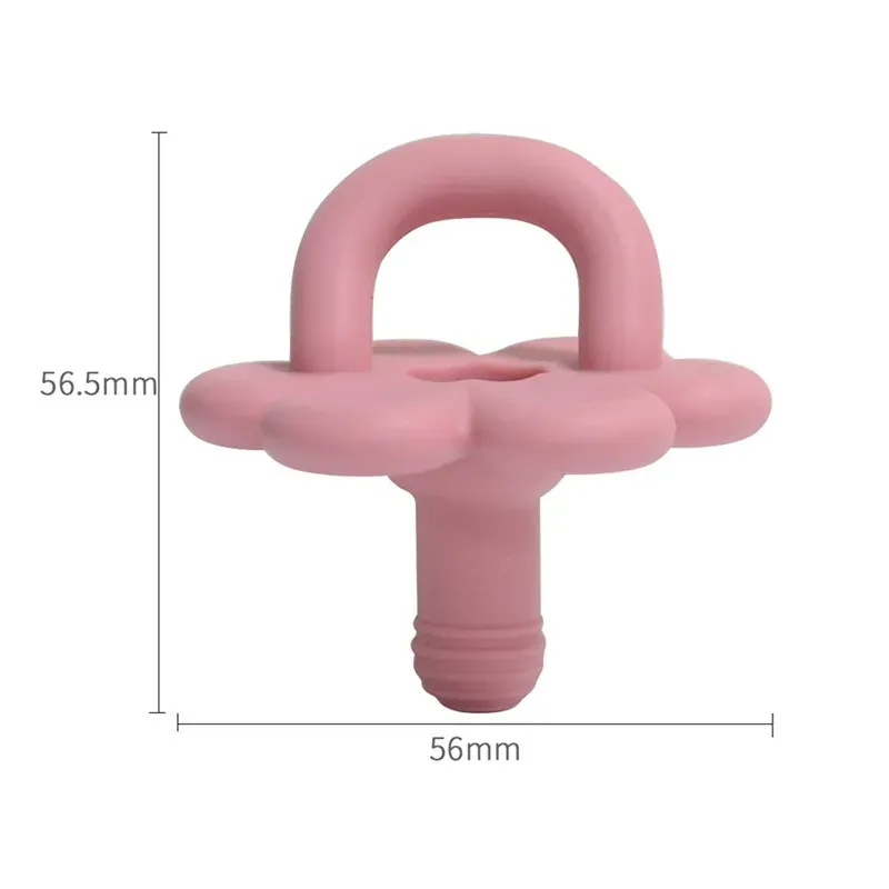 Baby Silicone Pacifier Soft BPA Free Soother Infant Dummy Nipple Newborn Baby Teether Toy Teething Nursing Pacifier Chain Pendan