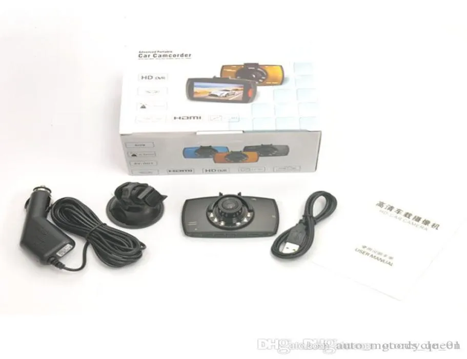 Car Camera G30 24quot Full HD 1080p Car DVR Recorder Dash Cam 120 درجة زاوية واسعة الرؤية الليلية Gsensor 100pcs 0025866220