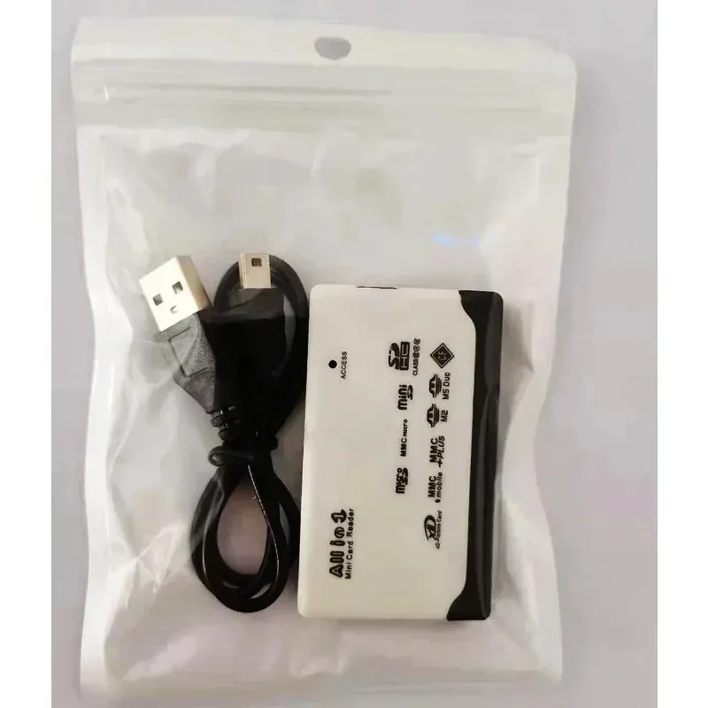 Lecteur de cartes SD tout-en-un USB 2024, adaptateur, prise en charge TF CF SD Mini SD SDHC MMC MS XD, 2.0