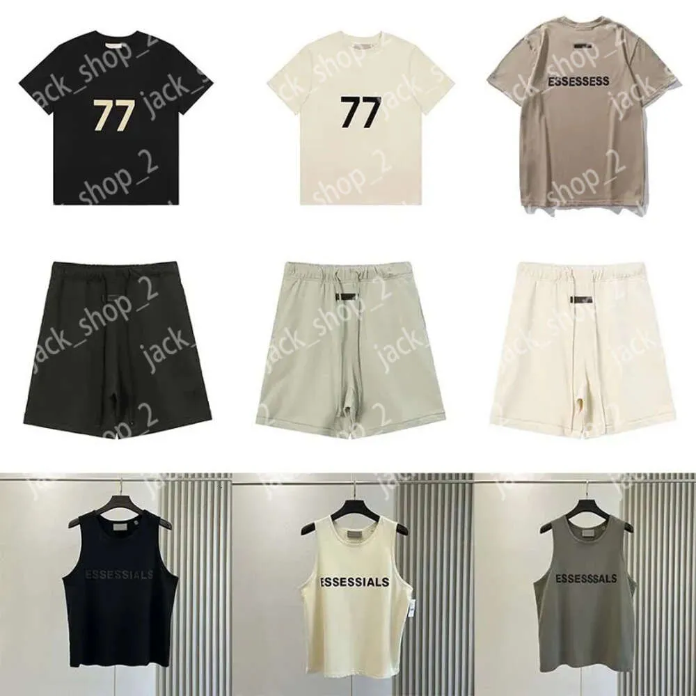 エッセンシャルシャツ2024新しいファッションコットンデザイナーTシャツレディースメンズエッセンシャルスイートシャツ