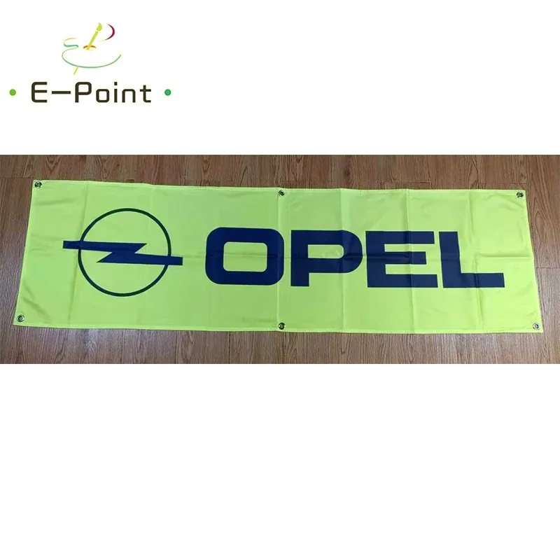 Accessories 130GSM 150D Material Italy OPEL Motor Sport Racing Banner 1.5ft*5ft (45*150cm) Size for Home Flag Indoor Outdoor Decor yhx037