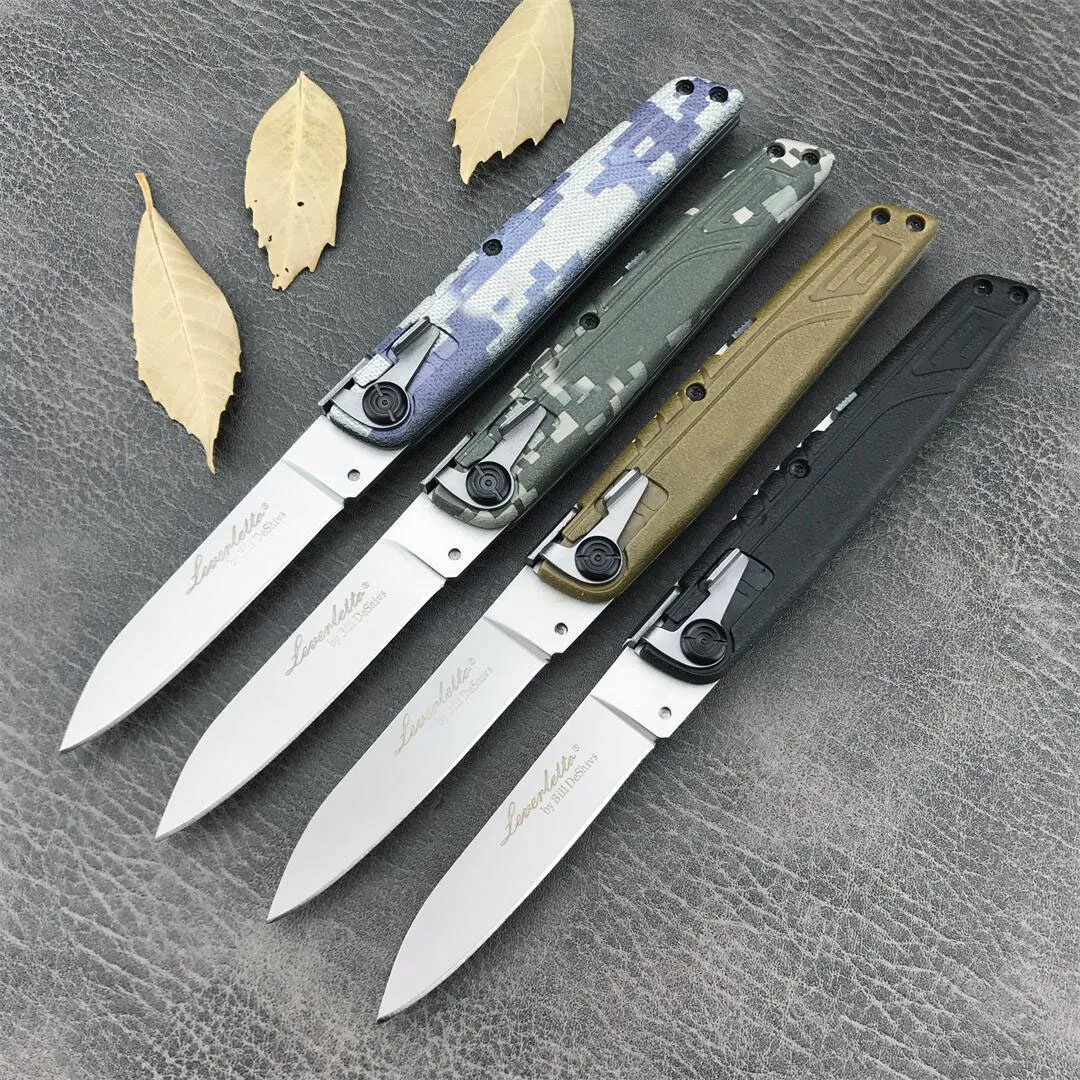 4Models 9 '' Inch Frn Stiletto Mafia Auto Knife 440C BLADE ABS HANDLAR Taktiska fickknivar EDC -verktyg