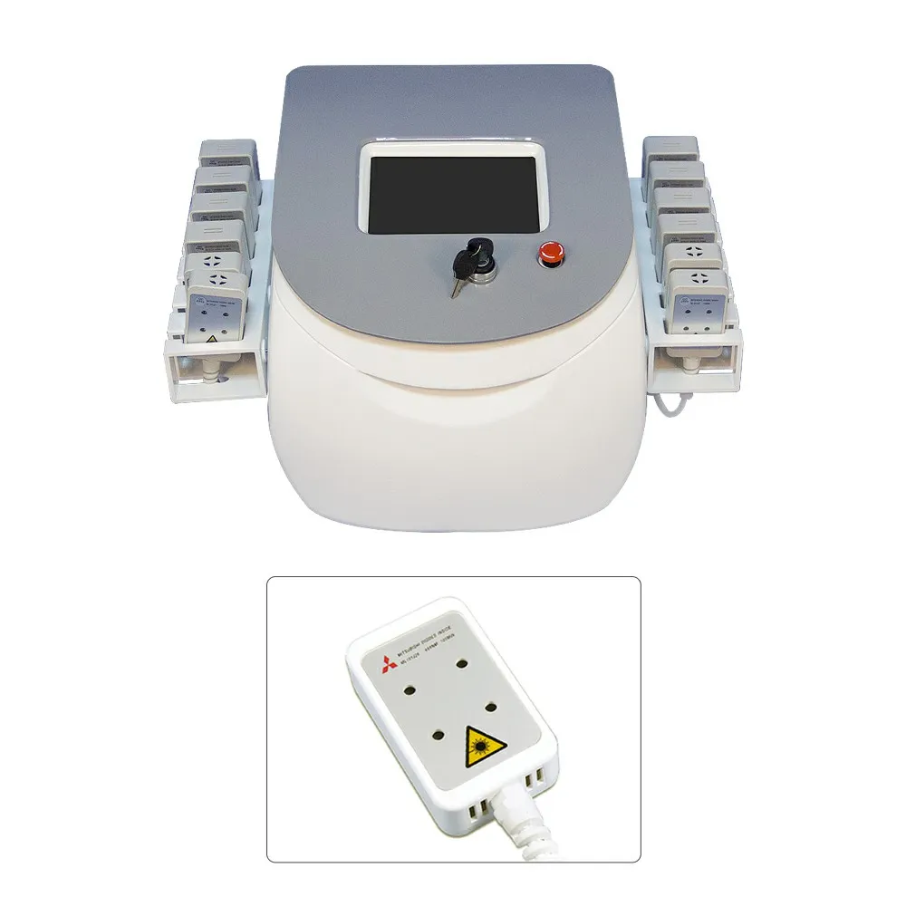 Corps de laser lipo 5D à double longueur d'onde amincissant la machine non invasive d'élimination de graisse de cellulite de lipolyse de liposuccion 980nm 650nm