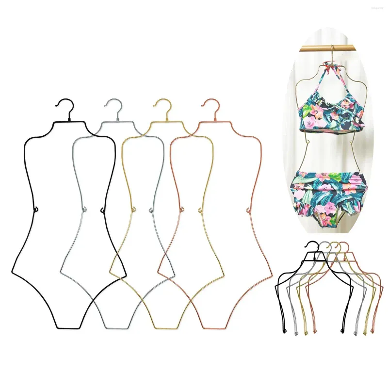 Hangers Badpakhanger Display Lingerie Voor Boutique Strandkleding Volwassenen Goud