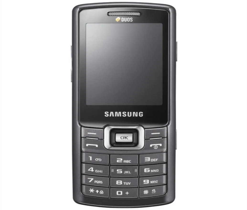 Téléphones portables d'origine remis à neuf Samsung C5212 22 pouces GSM 2G double caméra SIM pour étudiant âgé Mobilephone4378084