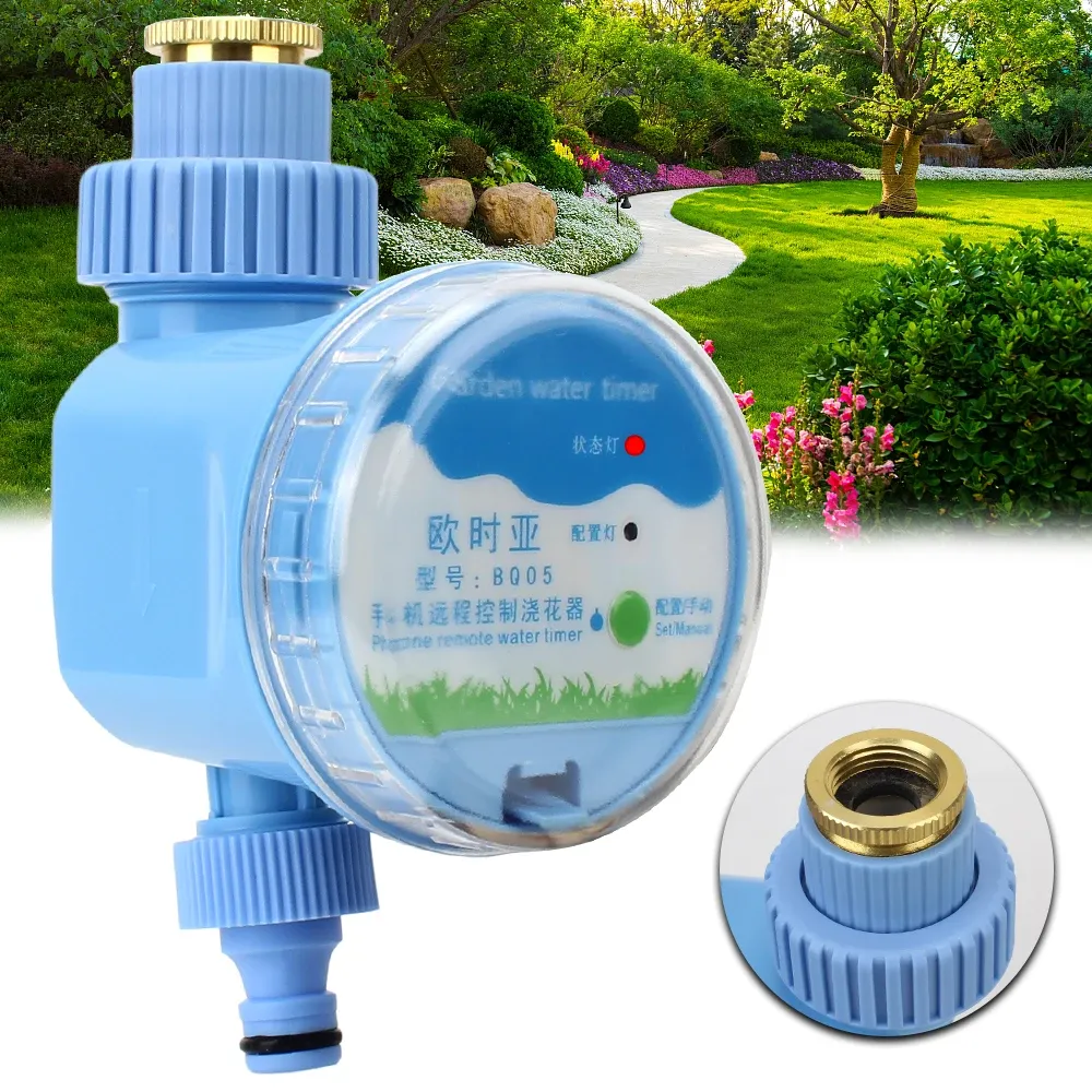 Kontrollera elektronisk bevattningstimer Irrigation System WiFi Sprinkler System Controller App Remote Control Garden Water Timer Smart