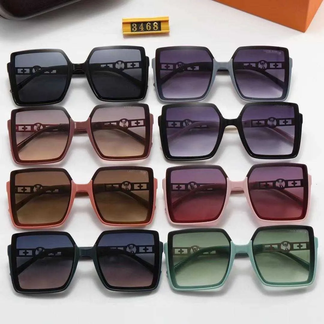 2024 Zonnebrillen Klassiek merk Retro Women Zonnebrillen Luxe Designer Eyewear Metal Frame Designers Sun Glasses 3468 te koop