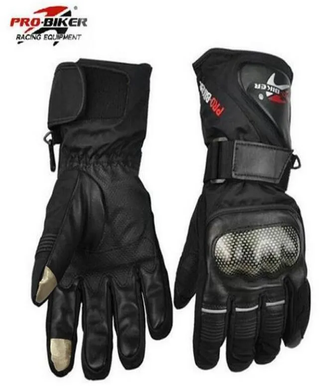 Guanti Guanti da moto Guanti in pelle impermeabili Moto Inverno Caldo Dito intero Motocross Moto Guanto da moto7869900