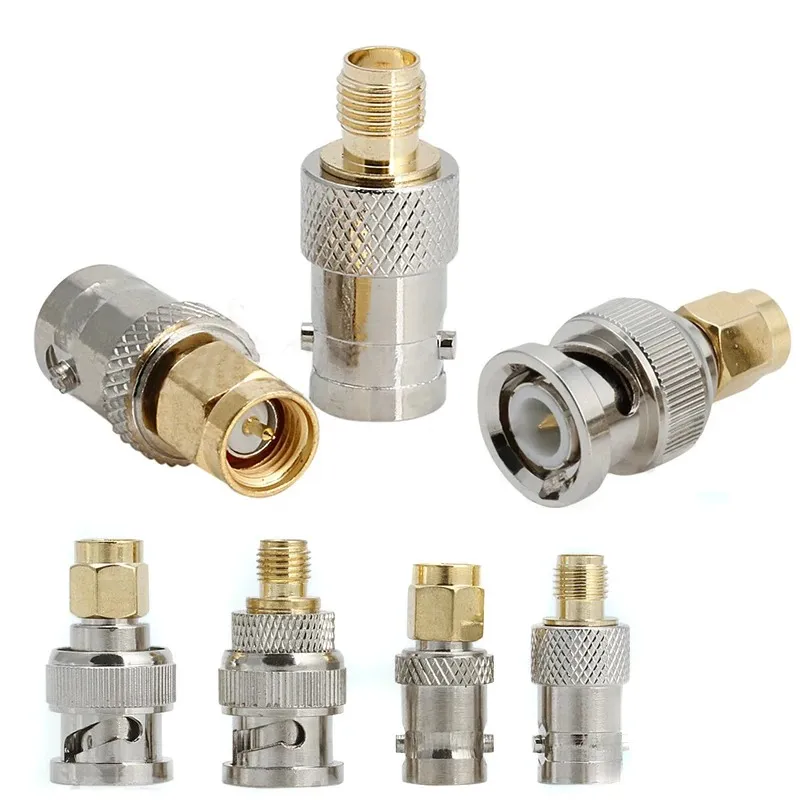 BNC To SMA Connectors Type Male Female RF Connector Adapter Test Converter Kit Setfor RF connector adapter kit