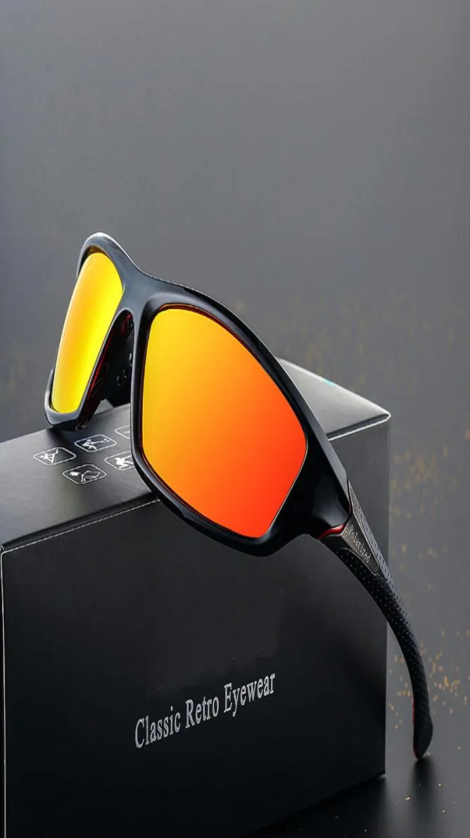 мотоцикл поляризованный очки Unisex Outdoor Sport Drive Polarized UV400 солнцезащитные очки для велосипедных очков езды на верховой езде