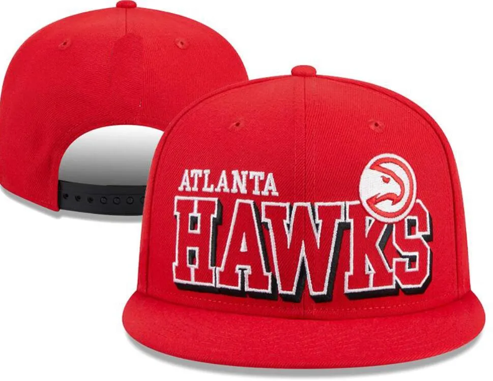 Atlanta''Hawks''Ball Caps2023-24ユニセックスファッションコットンストラップバック野球キャップ