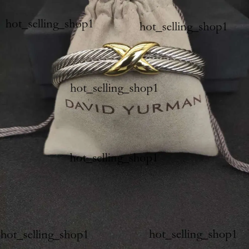 David Yurma Armband Dy Armband Designer Kabelarmband Fashion Jewelry for Women Men Gold Silver Pearl Head Cross Bangle Armband Dy Jewelry Christmas 483