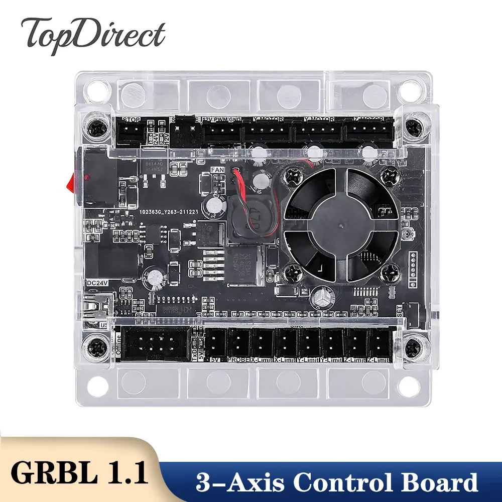 Controller CNC Controller Tools 3axis Control Board GRBL 1.1 USB -poort geïntegreerd stuurprogramma met offline controller voor 3018 lasergraveur